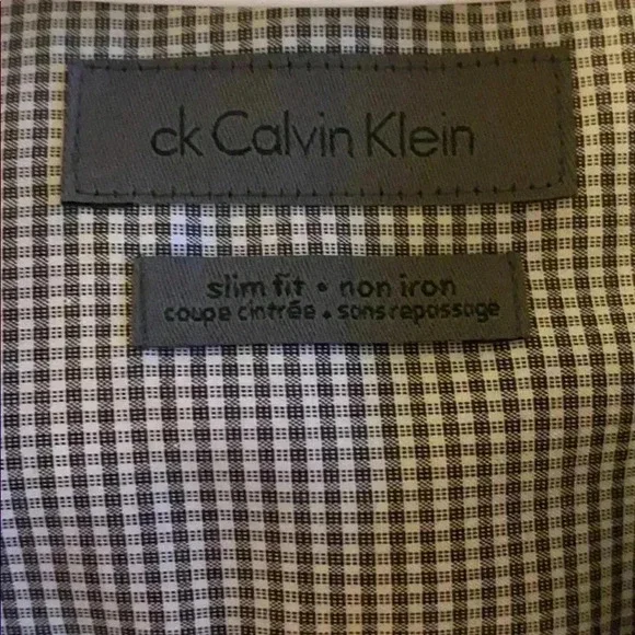 Calvin Klein - Non Iron Slim Fit Dress  Shirt - Picture 4 of 4